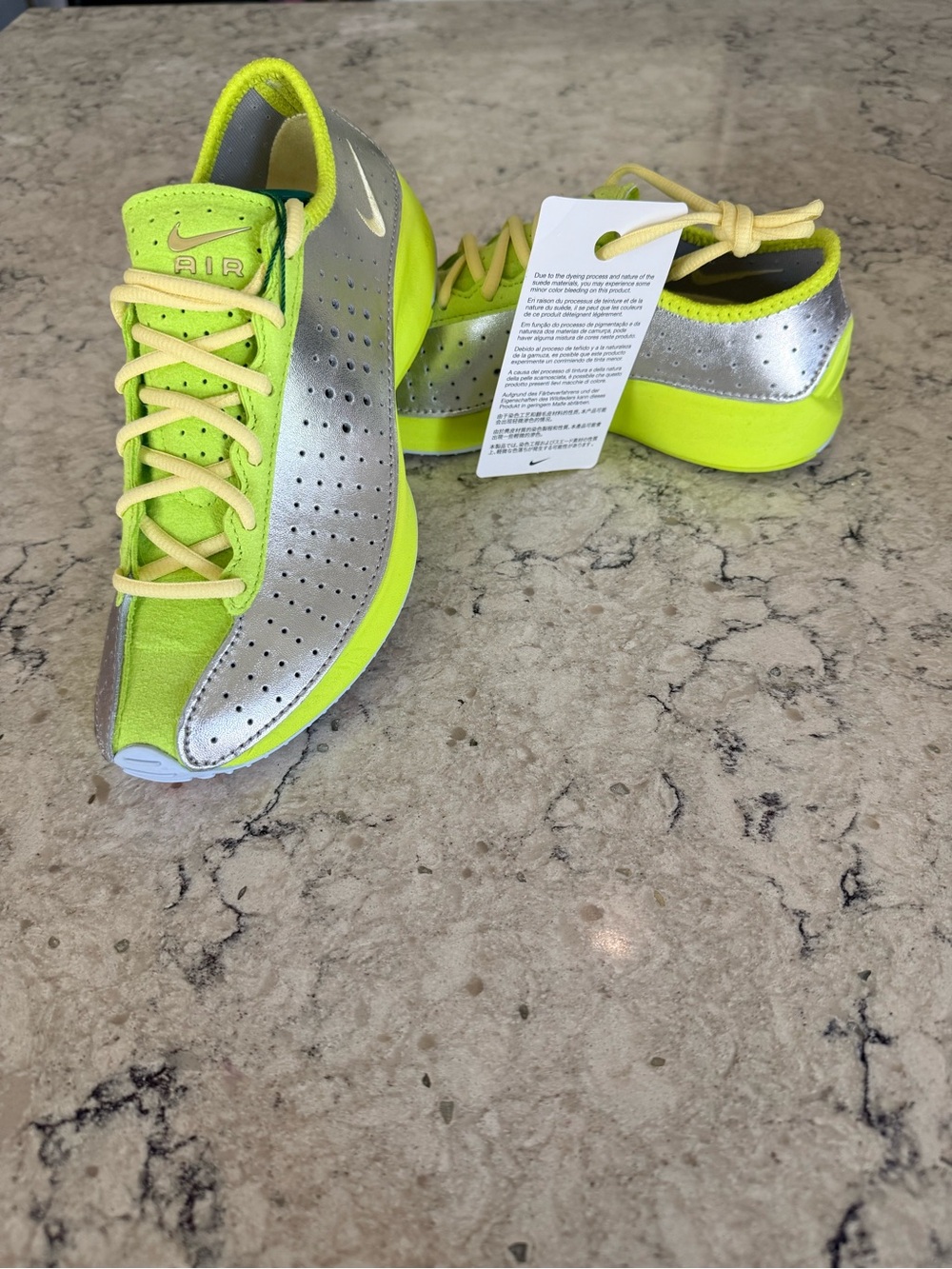 NEW - Size 6W - Nike Air Superfly Cyber Lemon Running Shoes - IB5824-300